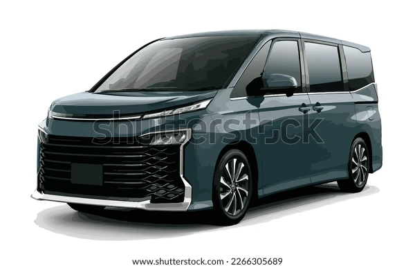 Toyota Vellfire with black color.