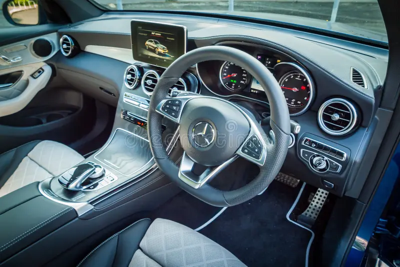 Interior of Mercedes GLC 