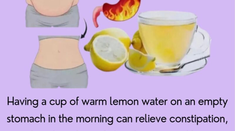 Lemon Water Empty Stomach