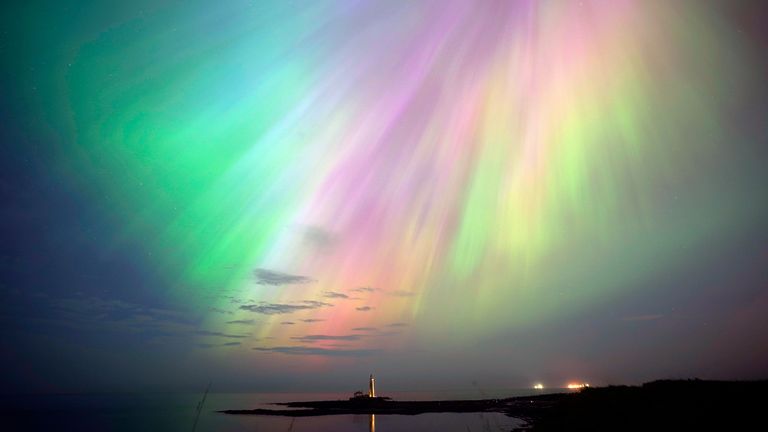 Solar Storm Aurora Borealis