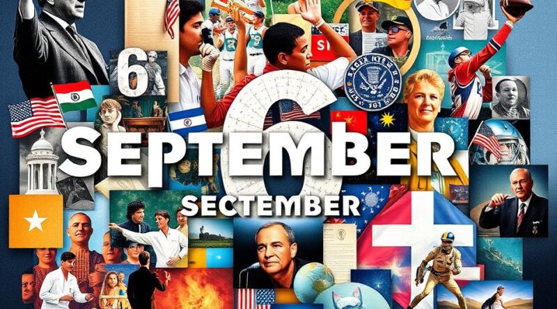 Historical Events of September 6