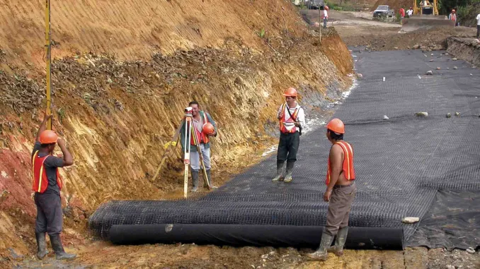 "Sustainable road construction using industrial waste materials like fly ash, blast furnace slag, cement kiln dust, and phosphogypsum."